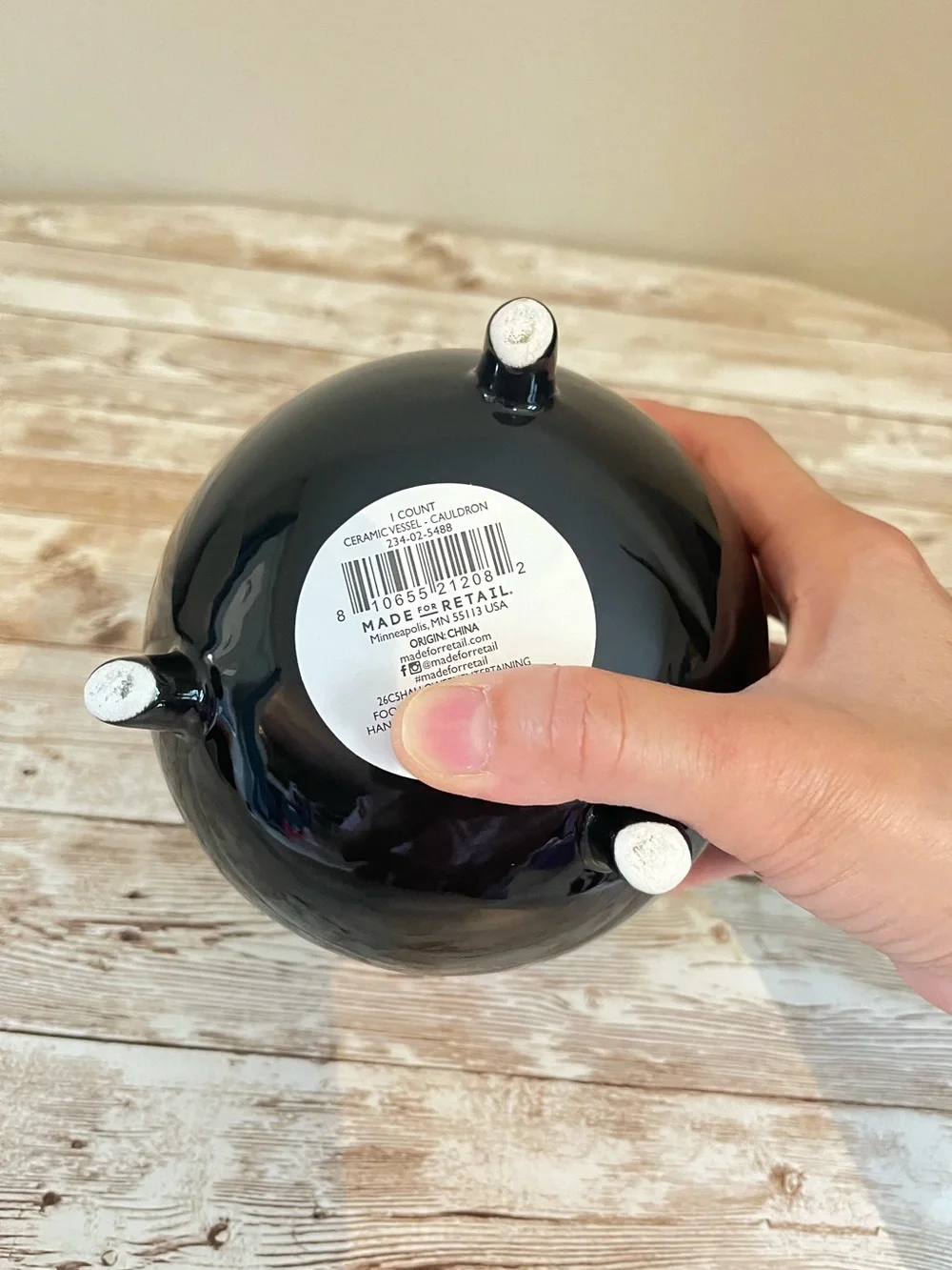 Target Bullseye Playground Halloween Ceramic Cauldron Vessel 2026🎃